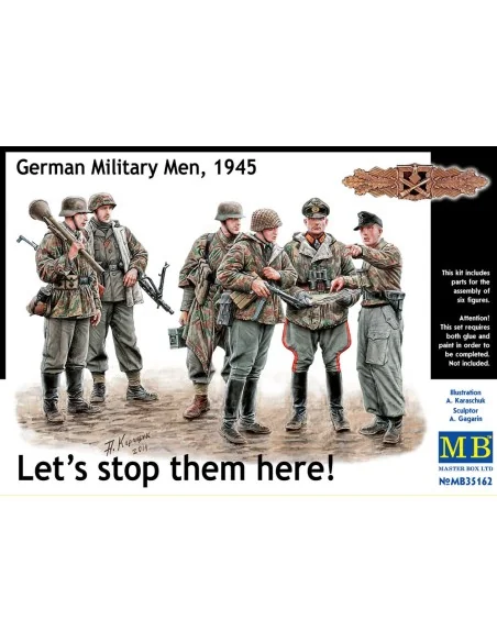 Let´s stop them here" German military me, 1/35 - Master Box Ltd. 35162