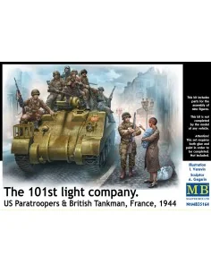 101th light company.US paratroopers and British tankmen, 1/35 - Mas...