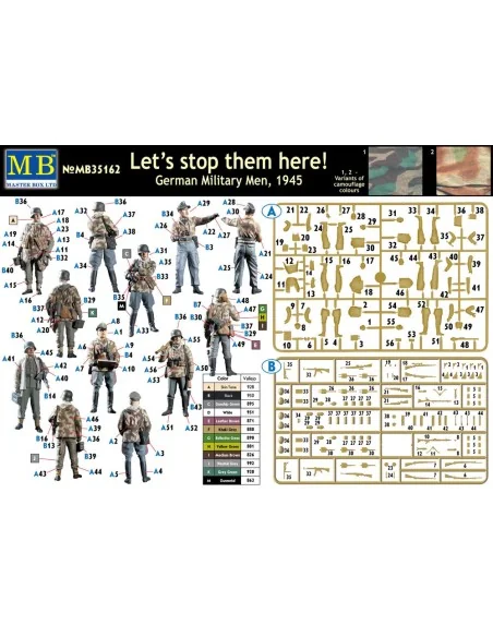 Let´s stop them here" German military me, 1/35 - Master Box Ltd. 35162