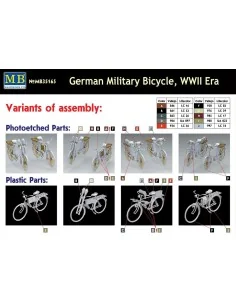German military bicycle, WWII Era, 1/35 - Master Box Ltd. 35165 2