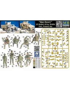 Man Down! U.S. Modern Army, Middle east, 1/35 - Master Box Ltd. 35170 2