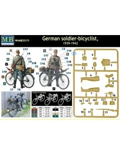 German soldier-bicyclist, 1939-1942, 1/35 - Master Box Ltd. 35171 2