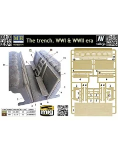 The trench. WWI & WWII era, 1/35 - Master Box Ltd. 35174 2