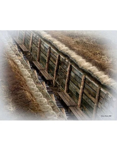 The trench. WWI & WWII era, 1/35 - Master Box Ltd. 35174