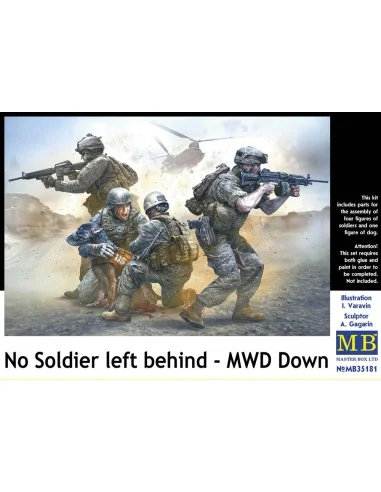 No Soldier left behind - MWD Down, 1/35 - Master Box Ltd. 35181