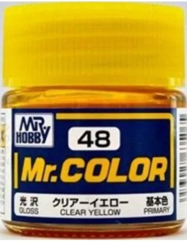 Mr Hobby -Gunze Mr. Color (10 ml) Clear Yellow - Mr Hobby - Gunze C...
