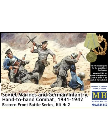 Soviet marines and German infantry, Handt, 1/35 - Master Box Ltd. 3...