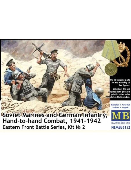 Soviet marines and German infantry, Handt, 1/35 - Master Box Ltd. 3...
