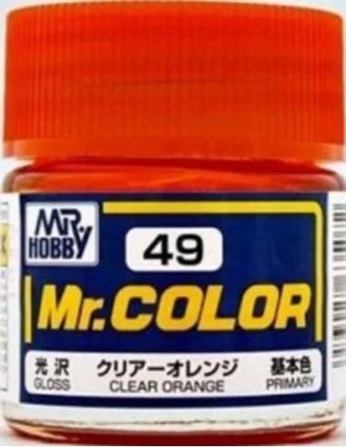 Mr Hobby -Gunze Mr. Color (10 ml) Clear Orange - Mr Hobby - Gunze C...