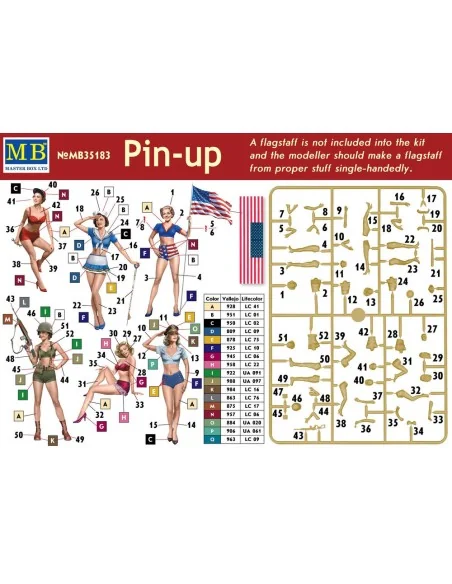 Pin-up, 1/35 - Master Box Ltd. 35183