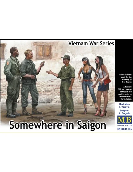Somewhere in Saigon, Vietnam War Series, 1/35 - Master Box Ltd. 35185