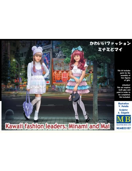 Kawaii fashion leaders.Minami and Mai, 1/35 - Master Box Ltd. 35187