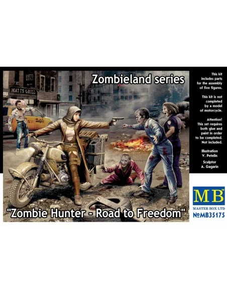Zombie Hunter-Road to Freedom.Zombieland, 1/35 - Master Box Ltd. 35175