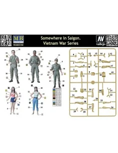 Somewhere in Saigon, Vietnam War Series, 1/35 - Master Box Ltd. 35185 2