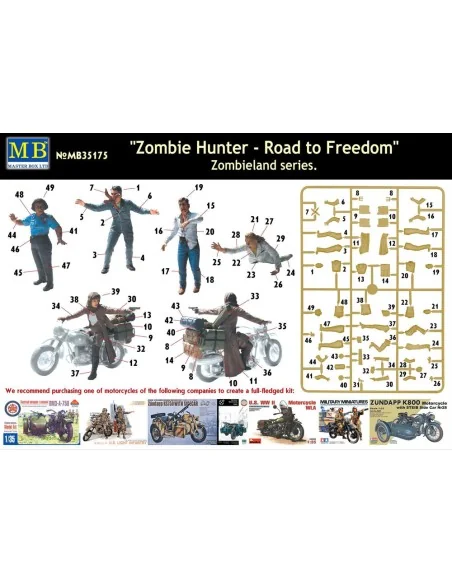 Zombie Hunter-Road to Freedom.Zombieland, 1/35 - Master Box Ltd. 35175