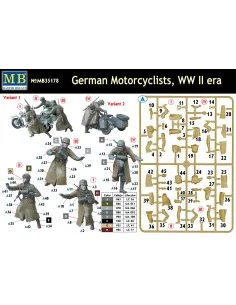 German motorcyclists, WWII era, 1/35 - Master Box Ltd. 35178 2