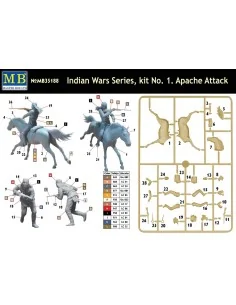 Apache Attack, Indian Wars Series, kit No1, 1/35 - Master Box Ltd. ... 2