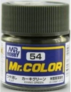 Mr Hobby -Gunze Mr. Color (10 ml) Khaki Green - Mr Hobby - Gunze C-054