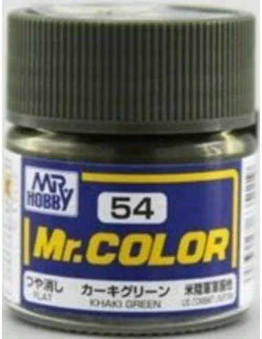 Mr Hobby -Gunze Mr. Color (10 ml) Khaki Green - Mr Hobby - Gunze C-054
