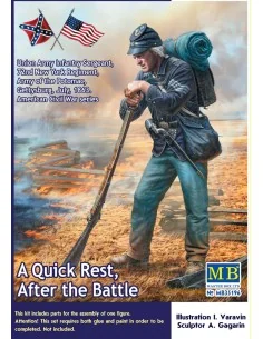 A Quick Rest.After the Battle, UnionArmy Infantry Sergeant, 72nd Ne...