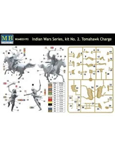 Tomahawk Charge.Indian Wars Series, kit No.2, 1/35 - Master Box Ltd... 2