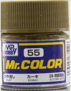 Mr Hobby -Gunze Mr. Color (10 ml) Khaki - Mr Hobby - Gunze C-055