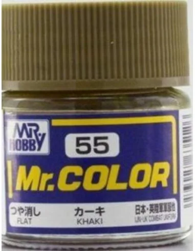 Mr Hobby -Gunze Mr. Color (10 ml) Khaki - Mr Hobby - Gunze C-055
