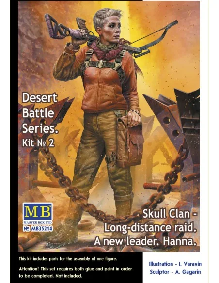 Skull Clan Long-distance raid. Kit 2. A new leader. Hanna, 1/35 - M...