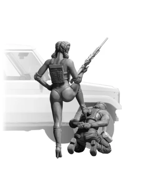Desert Battle Series. Skull Clan - New Amazons, 1/35 - Master Box L...
