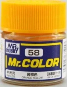 Mr Hobby -Gunze Mr. Color (10 ml) Orange Yellow - Mr Hobby - Gunze ...