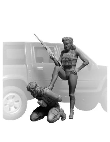 Desert Battle Series. Skull Clan - New Amazons, 1/35 - Master Box L...
