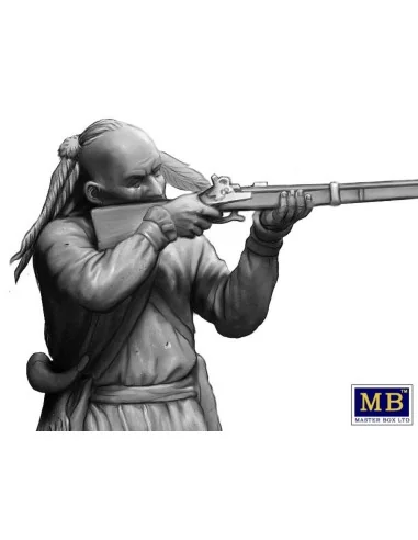 Wounded brother. Indian Wars series, XVIII century. Kit No. 2, 1/35...