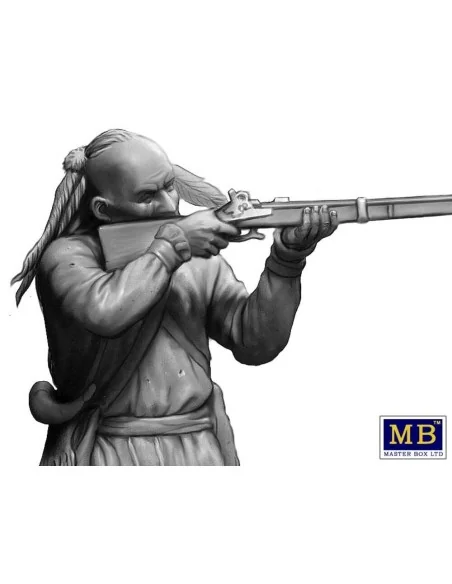 Wounded brother. Indian Wars series, XVIII century. Kit No. 2, 1/35...