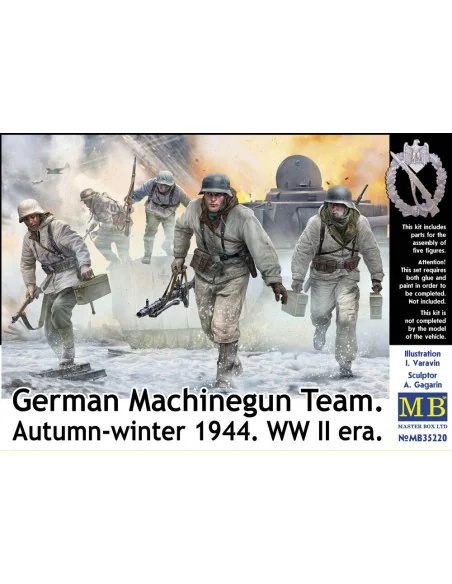 German Machinegun Team. Autumn-winter 1944. WWII era, 1/35 - Master...