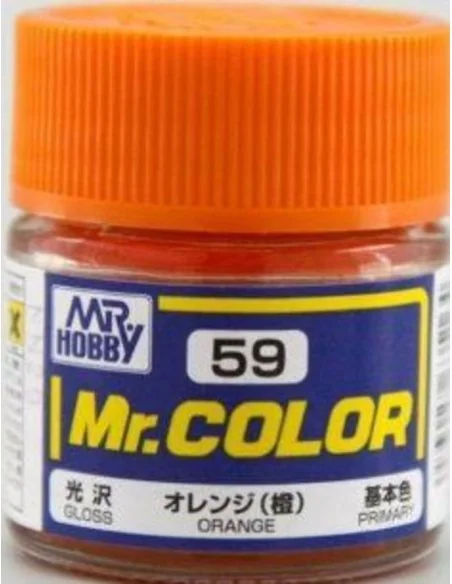 Mr Hobby -Gunze Mr. Color (10 ml) Orange - Mr Hobby - Gunze C-059