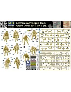 German Machinegun Team. Autumn-winter 1944. WWII era, 1/35 - Master... 2