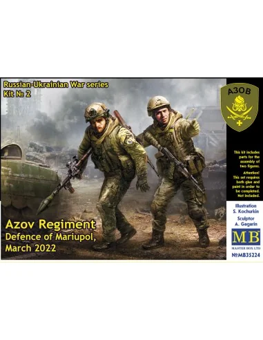 Russian-Ukrainian War series, Kit No 2.Azov Regiment, Defence of Ma...