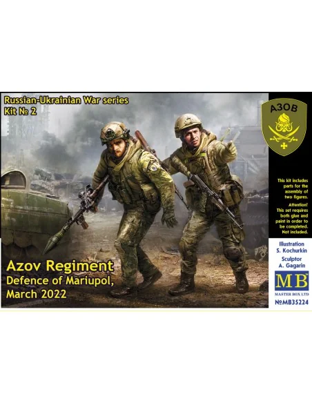 Russian-Ukrainian War series, Kit No 2.Azov Regiment, Defence of Ma...