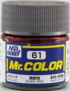 Mr Hobby -Gunze Mr. Color (10 ml) Burnt Iron - Mr Hobby - Gunze C-061