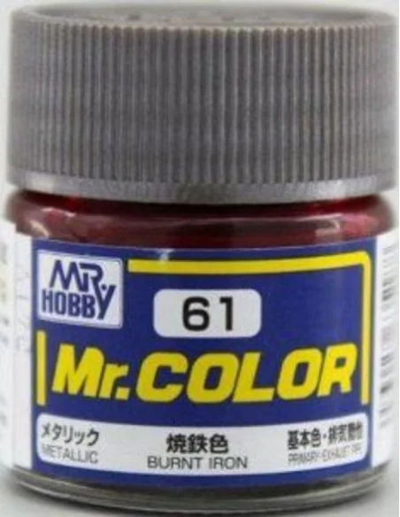 Mr Hobby -Gunze Mr. Color (10 ml) Burnt Iron - Mr Hobby - Gunze C-061