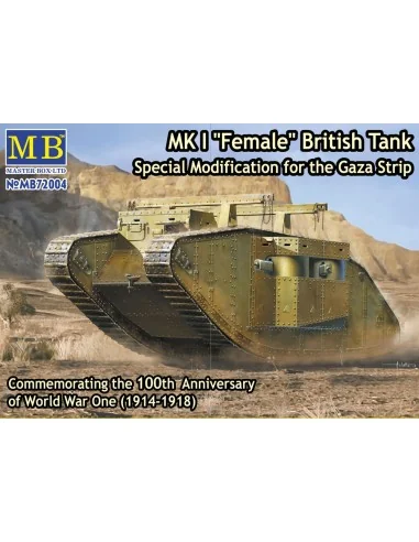 Mk I Female British tank, Specila modific, 1/72 - Master Box Ltd. 7...
