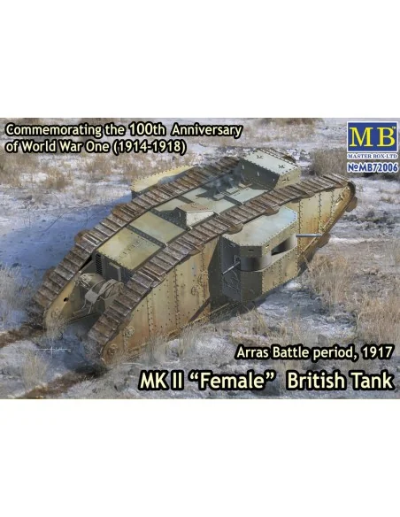 Mk II Female British tank.Arras Battle, 1/72 - Master Box Ltd. 72006
