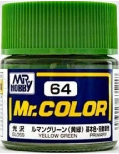 Mr Hobby -Gunze Mr. Color (10 ml) Yellow Green - Mr Hobby - Gunze C...