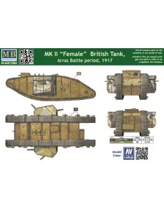 Mk II Female British tank.Arras Battle, 1/72 - Master Box Ltd. 72006 2