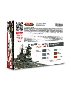 Imperial Japan Navy WWII, Late War, Set N. 1 6 x 22 ml - Lifecolor ... 2