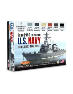 US Navy From 1950 To Present 6 x 22 ml - Lifecolor CS52