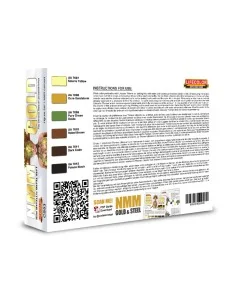NMM – Non Metallic Metal – Set 1 GOLD 6 x 22 ml - Lifecolor CS53 2