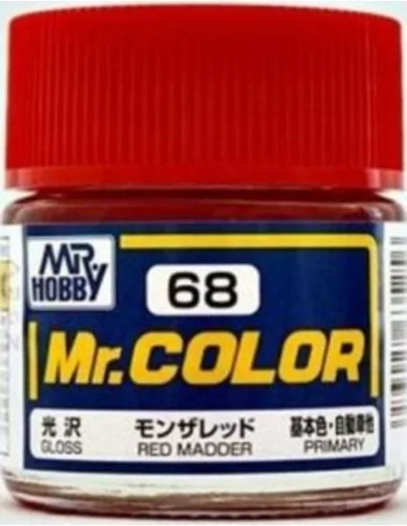 Mr Hobby -Gunze Mr. Color (10 ml) Madder Red - Mr Hobby - Gunze C-068