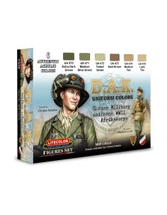 D.A.K. Uniform Colors 6 x 22 ml - Lifecolor CS58