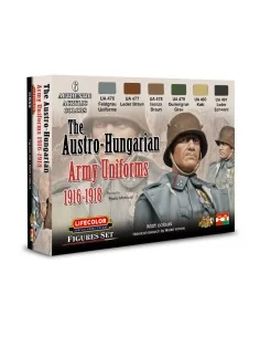 The Austro-Hungarian Army Uniforms 1916-1918 6 x 22 ml - Lifecolor ...